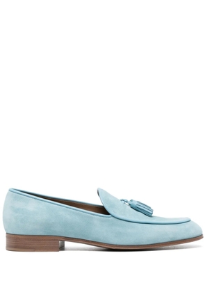 Gianvito Rossi tassel-detail round-toe loafers - Blue