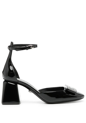 Versace leather 80mm pumps - Black