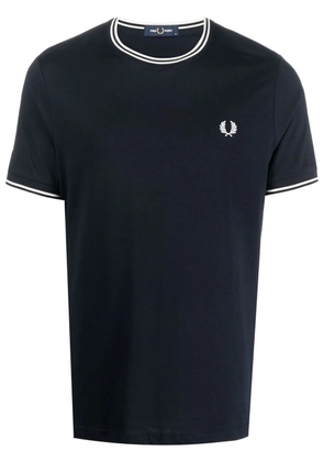 Fred Perry logo-embroidered T-shirt - Blue