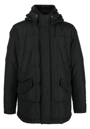 Woolrich hooded feather down coat - Black