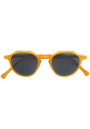 Lesca round frame sunglasses - Neutrals