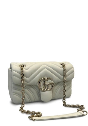 Gucci small GG Marmont shoulder bag - White