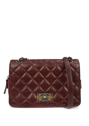 CHANEL Pre-Owned 2016-2017 Trip Flap shoulder bag - Red