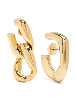 Patou asymmetric earrings - Gold