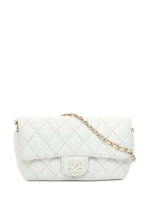 CHANEL Pre-Owned 2021-2022 Holder quilted shoulder bag - Neutrals