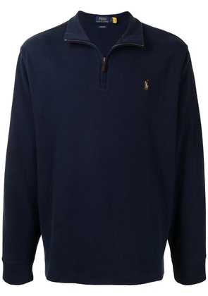 Polo Ralph Lauren high-neck polo sweatshirt - Blue
