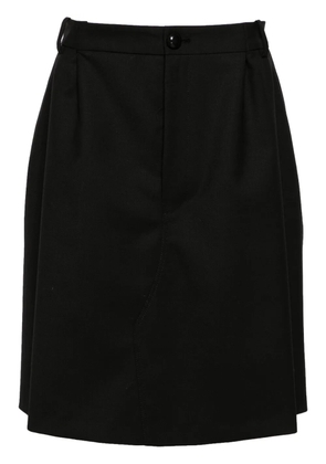 Namacheko Tidan layered twill shorts - Black