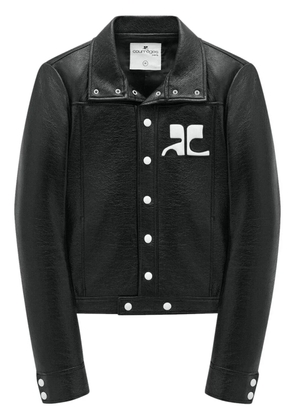 Courrèges Reedition vinyl jacket - Black