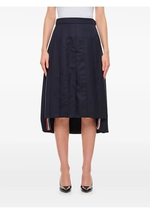 Thom Browne Super 120s twill pleated skirt - Blue