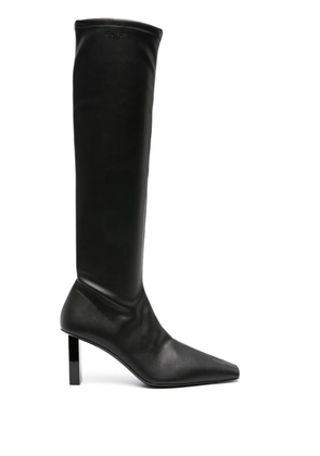 Courrèges AC Charm 70mm faux-leather boots - Black