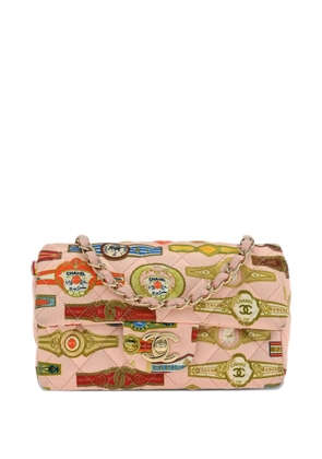 CHANEL Pre-Owned 2017 Cuba-print shoulder bag - Pink