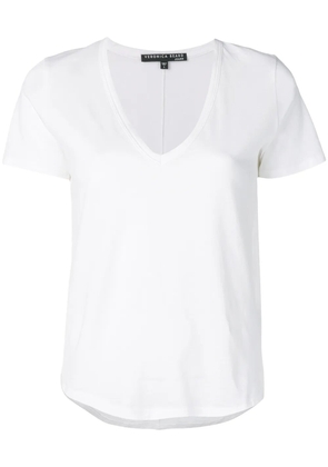 Veronica Beard V-neck T-shirt - White