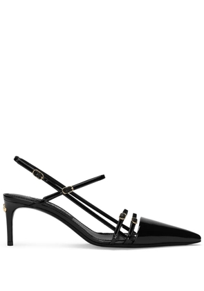 Dolce & Gabbana DG-plaque leather pumps - Black