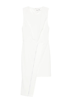Elisabetta Franchi waist-detail asymmetric party dress - White