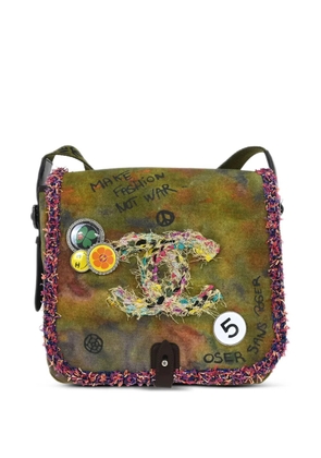 CHANEL Pre-Owned 2015-2016 Graffiti On The Pavements shoulder bag - Green