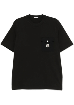 Moncler logo-patch T-shirt - Black