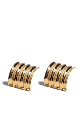 KHAITE Small Julius Panel earrings - Gold