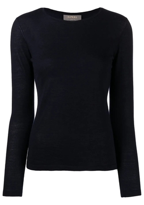 N.Peal long-sleeve cashmere jumper - Blue