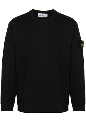 Stone Island Compass cotton sweatshirt - Black