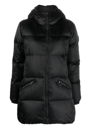 Tommy Hilfiger zip-up hooded puffer jacket - Black