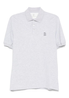 Brunello Cucinelli cotton polo shirt - Grey