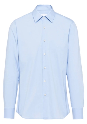 Prada cotton poplin shirt - Blue