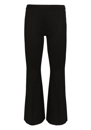 Rosetta Getty flared cropped trousers - Black