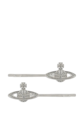 Vivienne Westwood Bobby hair pins (set of two) - Silver