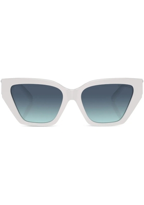 Tiffany & Co Eyewear cat-eye frame sunglasses - White