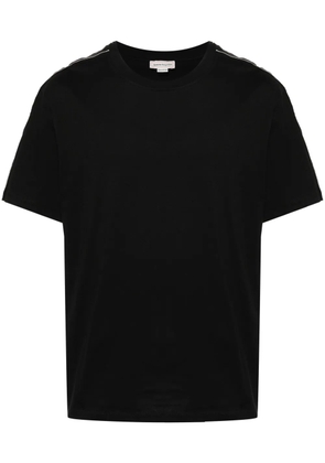 Alexander McQueen logo-trim cotton T-shirt - Black