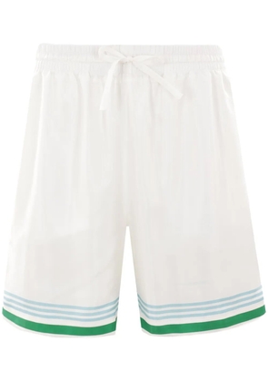 Casablanca Tennis Club Icon shorts - White