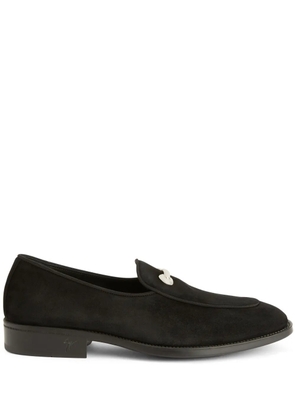 Giuseppe Zanotti Archibald suede loafers - Black