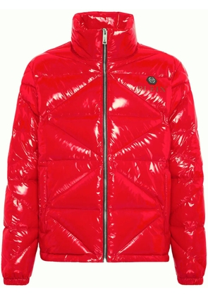 Philipp Plein glossy padded jacket - Red
