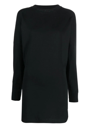 Palm Angels glitter-logo jumper dress - Black