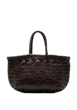 DRAGON DIFFUSION interwoven-design tote bag - Brown