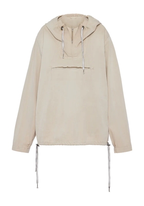 Maison Margiela drawstring hoodie - Neutrals