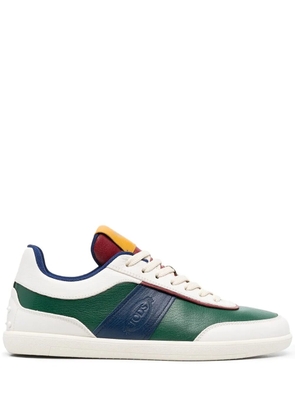 Tod's colour-block low-top sneakers - White
