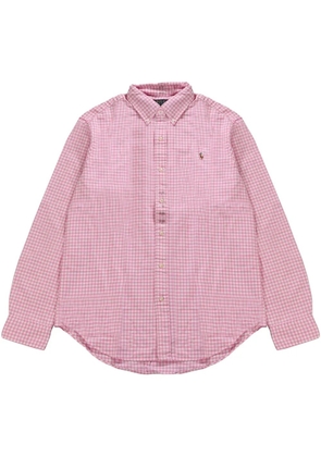 Polo Ralph Lauren cotton check-print shirt - Pink