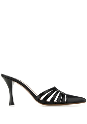 Paris Texas 80mm Nadia mules - Black