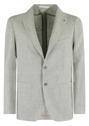 Tagliatore linen blazer - Green