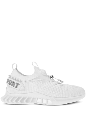 Plein Sport Runner knitted sneakers - White