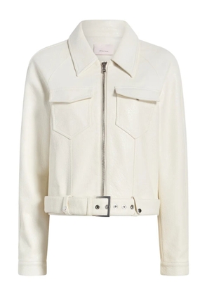 Cinq A Sept Saffira zip jacket - White