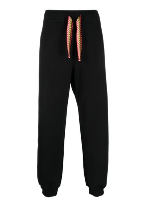 Lanvin drawstring cotton track pants - Black