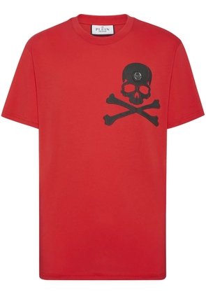 Philipp Plein skull-print T-shirt - Red