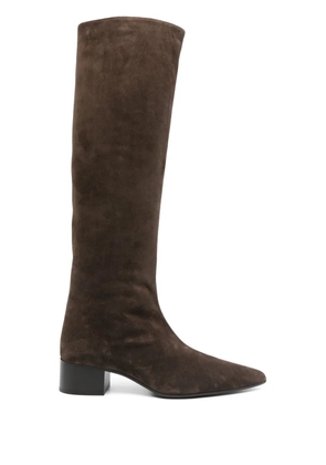 KHAITE 40mm Andee knee boots - Brown