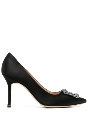 Manolo Blahnik 90mm Hangisi pumps - Black