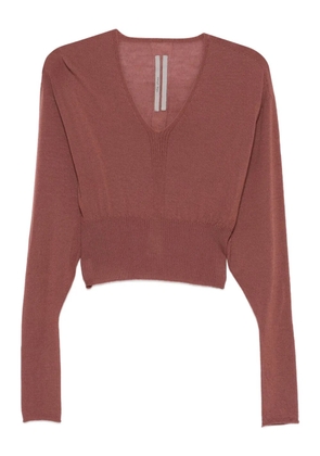 Rick Owens v-neck sweater - Pink