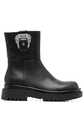 Versace Jeans Couture buckled ankle boots - Black