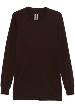 Rick Owens basic long-sleeve T-shirt - Brown