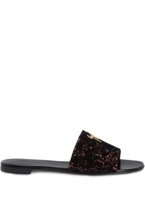 Giuseppe Zanotti Shirley leather sandals - Black